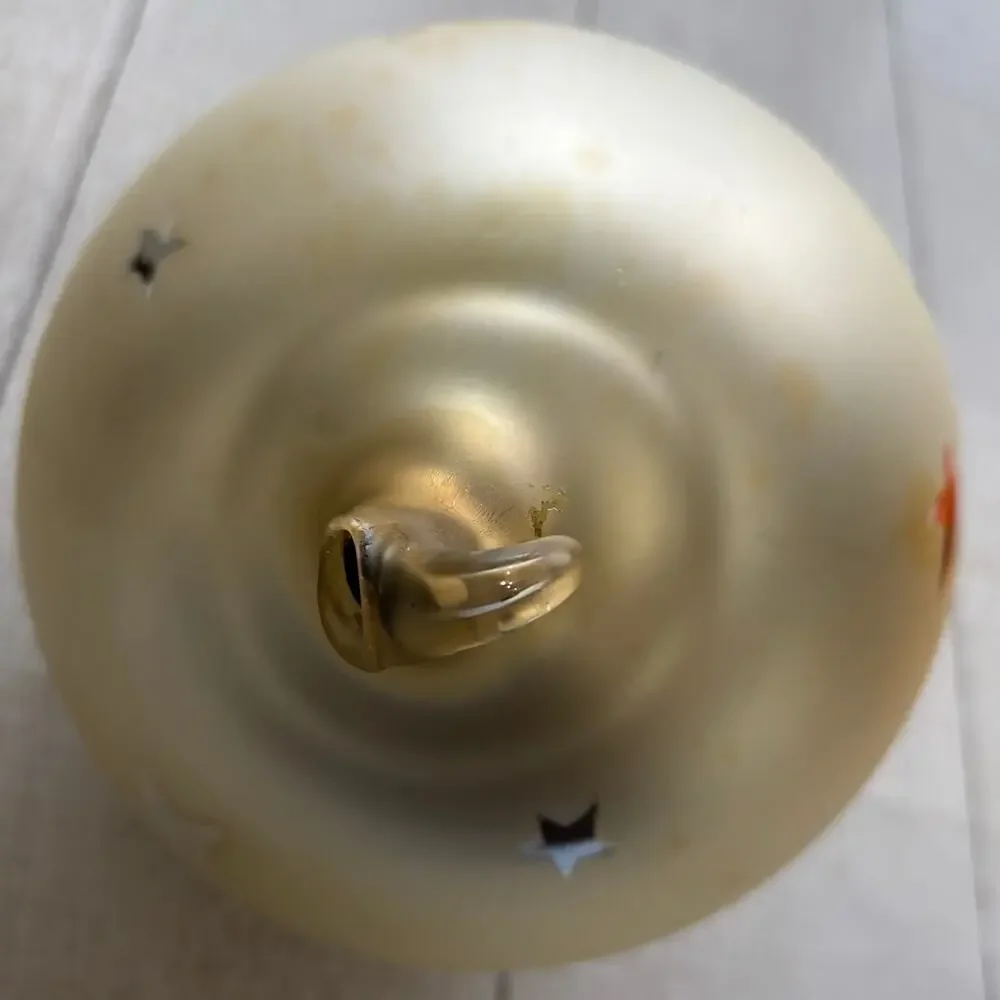 Vintage Department 56 Oversized Frosted Mercury Glass Ornament